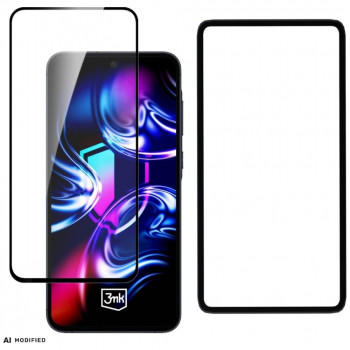 3MK HardGlass Max grūdintas stiklas su montavimo rėmeliu, skirtas Samsung Galaxy A35 / A55 5G