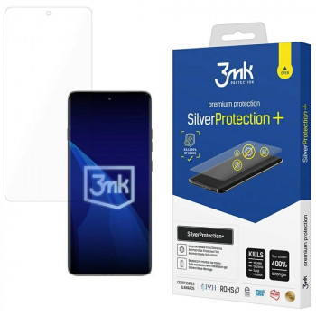 3MK SilverProtection+ antimikrobinė ekrano apsauginė plėvelė, skirta Motorola Edge 60 Pro