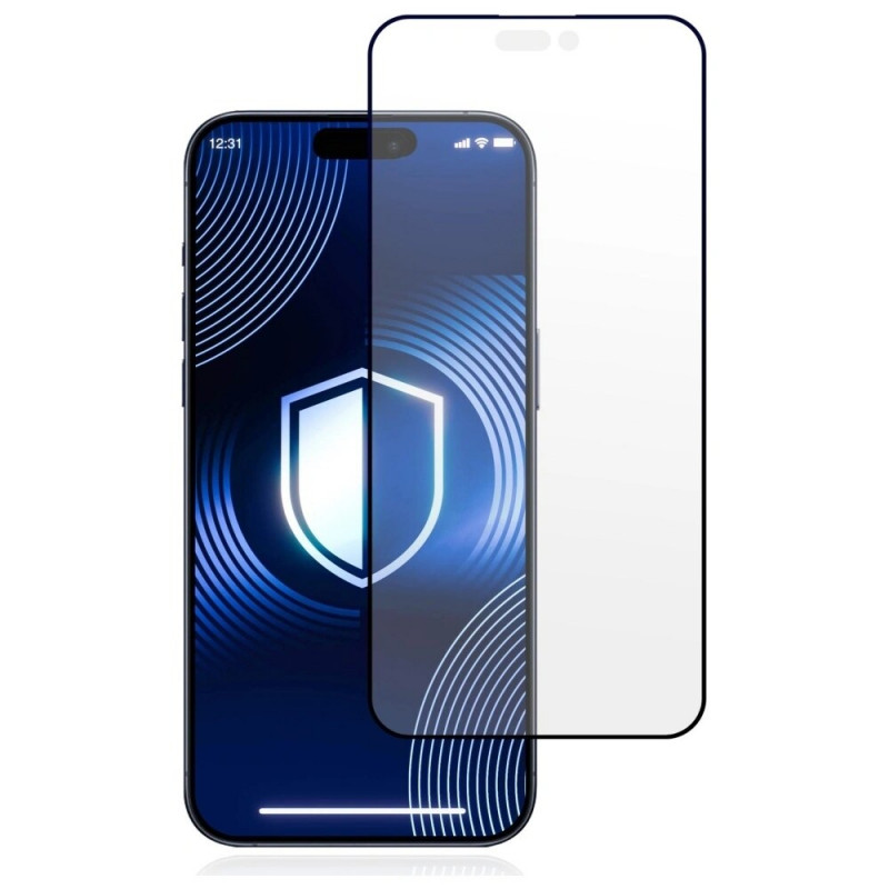 3MK HardGlass Matt Max matinė grūdinto stiklo ekrano apsauga Apple iPhone 17 Pro
