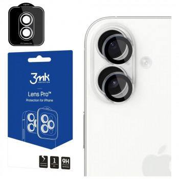 3MK Lens Protection Pro fotoaparato objektyvo stiklas, skirtas Apple iPhone 17, permatomas