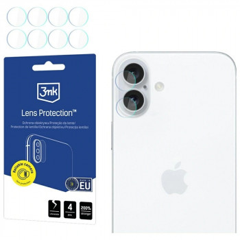 3MK Lens Protection Apple iPhone 17 fotoaparato objektyvo apsauginis stiklas (4 vnt.)