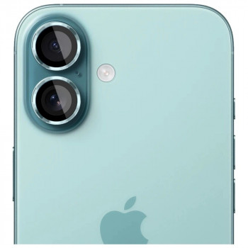 3MK Lens Protection Pro grūdinto stiklo fotoaparato objektyvo apsauga Apple iPhone 17, žalia