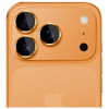 3MK Lens Protection Pro grūdinto stiklo apsauga fotoaparato objektyvui, skirta Apple iPhone 17 Pro / 17 Pro Max, oranžinė