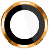 3MK Lens Protection Pro grūdinto stiklo apsauga fotoaparato objektyvui, skirta Apple iPhone 17 Pro / 17 Pro Max, oranžinė