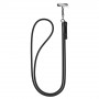 Tech-Protect C1S Rope Crossbody Strap, Juodas/Juodas telefonų pakabukas