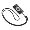 Tech-Protect C1S Rope Crossbody Strap, Juodas/Juodas telefonų pakabukas