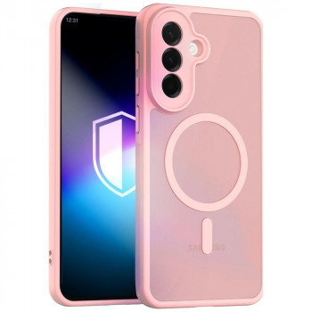3MK Misty MagCase magnetinis dėklas su MagSafe žiedu Samsung Galaxy A37, rožinis