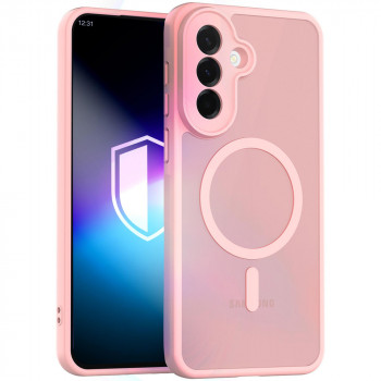 3MK Misty MagCase magnetinis dėklas su MagSafe žiedu Samsung Galaxy A37, rožinis