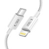 Tech-Protect Ultraboost Lite USB-C / Lightning kabelis PD27W/3A, 200 cm, Cool Grey