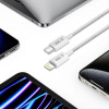 Tech-Protect Ultraboost Lite USB-C / Lightning kabelis PD27W/3A, 200 cm, Cool Grey