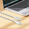 Tech-Protect Ultraboost Lite USB-C / Lightning kabelis PD27W/3A, 200 cm, Cool Grey