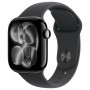 Apple Watch Series 11 GPS + Cellular (5G) juodas laikrodis su 42 mm aliuminio korpusu, M/L, MF854QL/A