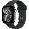 Apple Watch Series 11 GPS + Cellular (5G) juodas laikrodis su 42 mm aliuminio korpusu, M/L, MF854QL/A