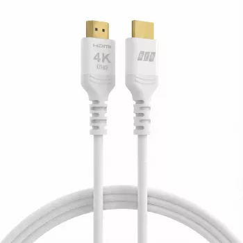 EFB Elektronik HDMI-20-00015 baltas HDMI kabelis High Speed su Ethernet, 4K60Hz, 18 Gbit/s, 5 m, suderinamas su HDMI 2.0