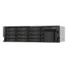 QNAP TS-h1655XeU-RP-8G NAS serveris spintai, 16 skyrių, negilus, 8 GB RAM, 2x 10GbE, rezervinis maitinimo blokas