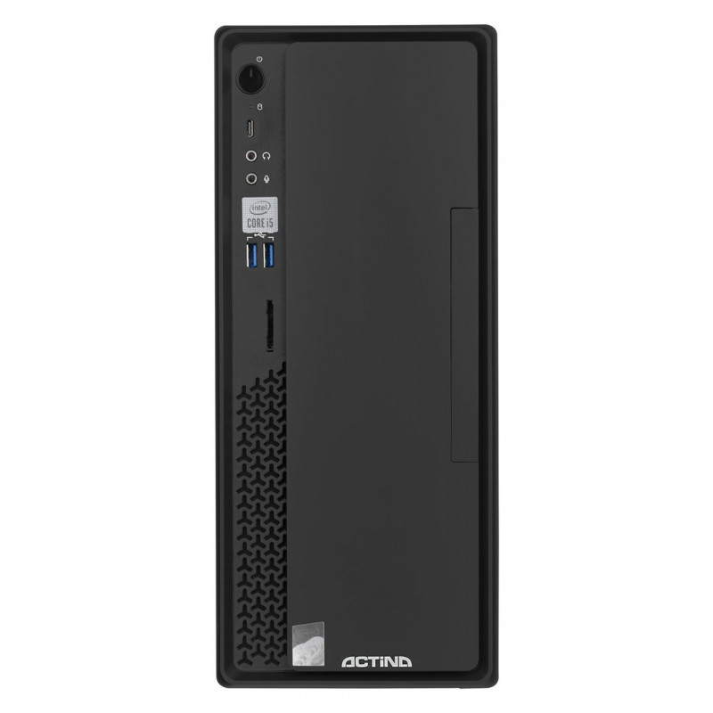 Actina Prime i3-12100 Mini Tower kompiuteris, Intel Core i3-12100, 8 GB DDR4 RAM, 512 GB SSD, Windows 11 Home, juodos spalvos