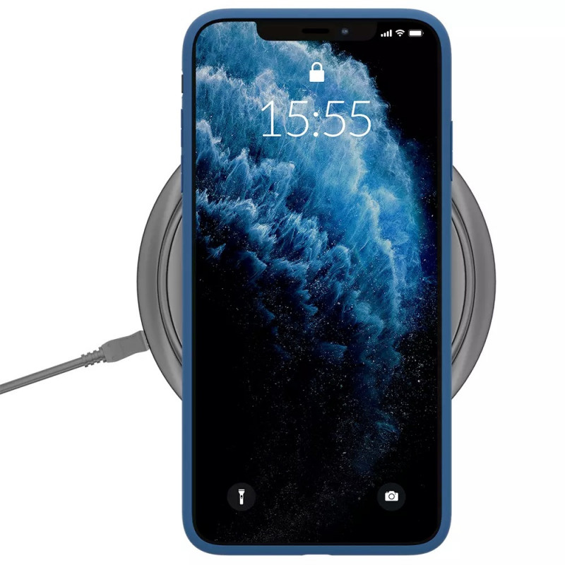 Samsung Galaxy S23+ dėklas 3MK Matt Case, mėlynių