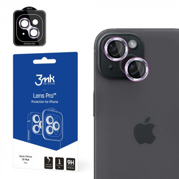 3MK Lens Protection Pro Apple iPhone 15 Plus, rožinės spalvos