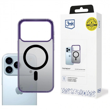 3MK Frosty MagCase dėklas telefonui Apple iPhone 17 Pro, violetinės spalvos