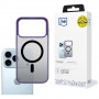 3MK Frosty MagCase dėklas telefonui Apple iPhone 17 Pro, violetinės spalvos