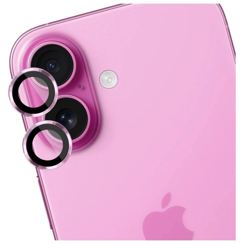 Violetinis grūdinto stiklo kameros objektyvo apsauginis sluoksnis 3MK Lens Protection Pro, Apple iPhone 17