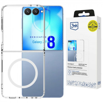 3MK Armor MagCase Samsung Galaxy Z Flip8, skaidrus dėklas