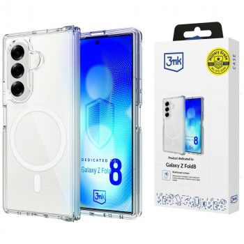 3MK Armor MagCase Samsung Galaxy Z Fold 8 Ultra, skaidrus dėklas