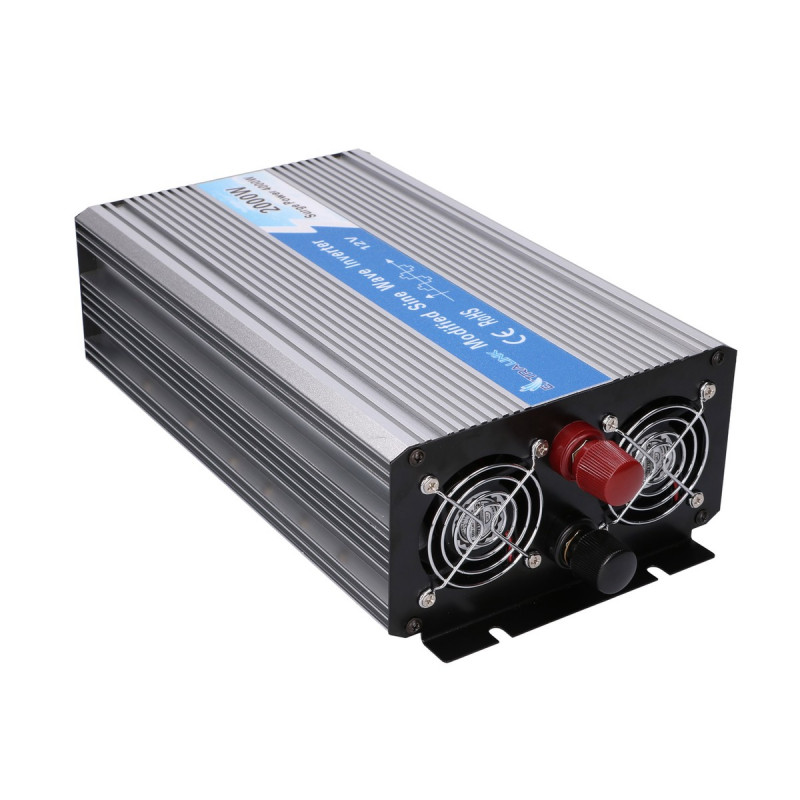Extralink OPIM-2000W įtampos keitiklis 12 V, 2000 W, modifikuota sinusoidė