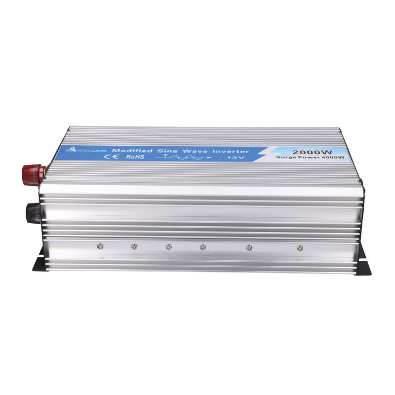 Extralink OPIM-2000W įtampos keitiklis 12 V, 2000 W, modifikuota sinusoidė
