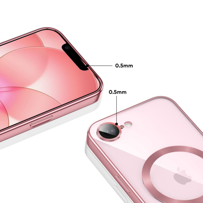 Tech-Protect Magflex MagSafe telefono dėklas Apple iPhone 16e / 17e, rožinio aukso spalvos