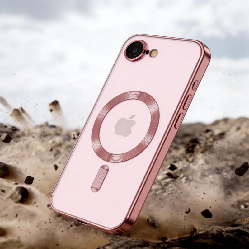 Tech-Protect Magflex MagSafe telefono dėklas Apple iPhone 16e / 17e, rožinio aukso spalvos