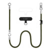 Tech-Protect C10S Rope Crossbody & Wrist dirželių telefonui komplektas, alyvuogių žalia/titano spalvos