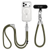 Tech-Protect C10S Rope Crossbody & Wrist dirželių telefonui komplektas, alyvuogių žalia/titano spalvos