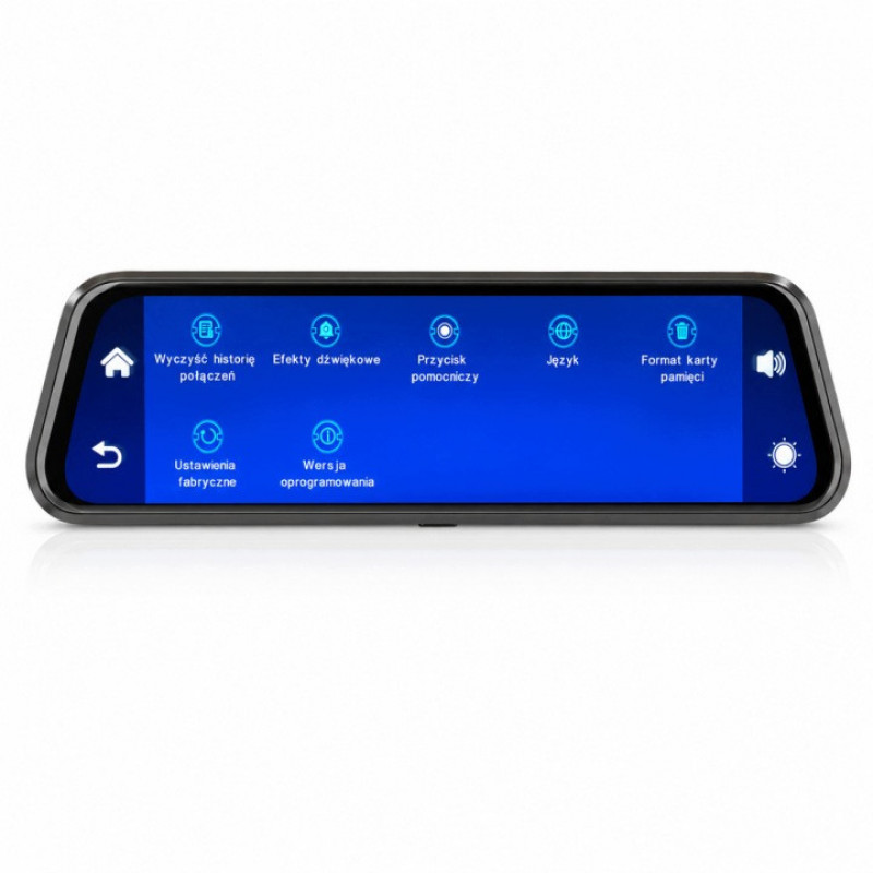 ORLLO Autoplay PRO 4K automobilinė vaizdo kamera priekiui ir galui, su GPS ir Wi-Fi