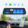 ORLLO Autoplay PRO 4K automobilinė vaizdo kamera priekiui ir galui, su GPS ir Wi-Fi