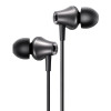 Ugreen EP105 juodos laidinės įdedamos ausinės su USB-C, 1.2 m