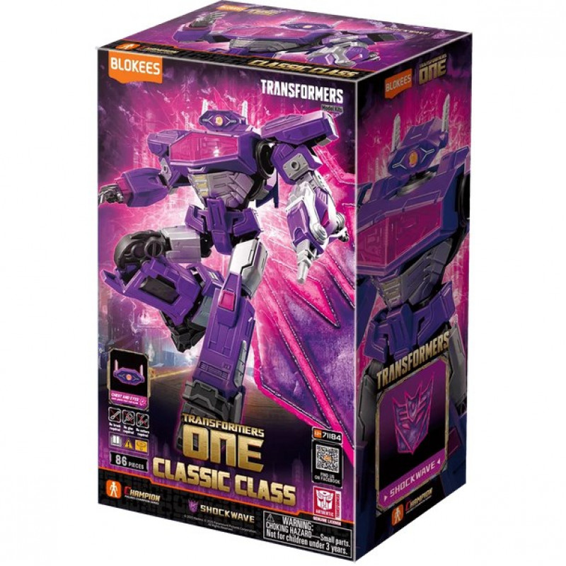 Blokees Transformers One Classic Class 18 Shockwave Kolekcinė figūra 71184
