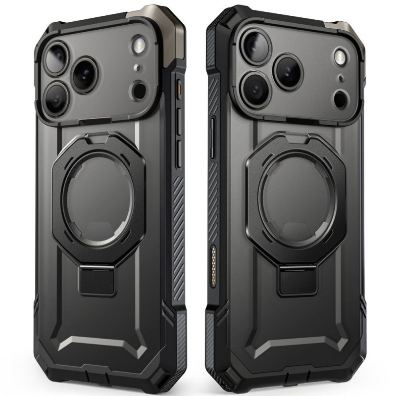 Supcase UB Grip Mag MagSafe dėklas Apple iPhone 17 Pro / 18 Pro, juodas