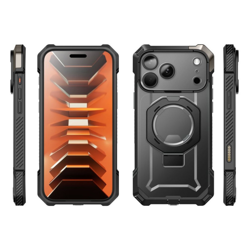 Supcase UB Grip Mag MagSafe dėklas Apple iPhone 17 Pro / 18 Pro, juodas