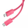 Spigen Essential EB6010CC USB-C į USB-C kabelis 60W 100 cm, rožinis