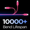 Spigen Essential EB6010CC USB-C į USB-C kabelis 60W 100 cm, rožinis