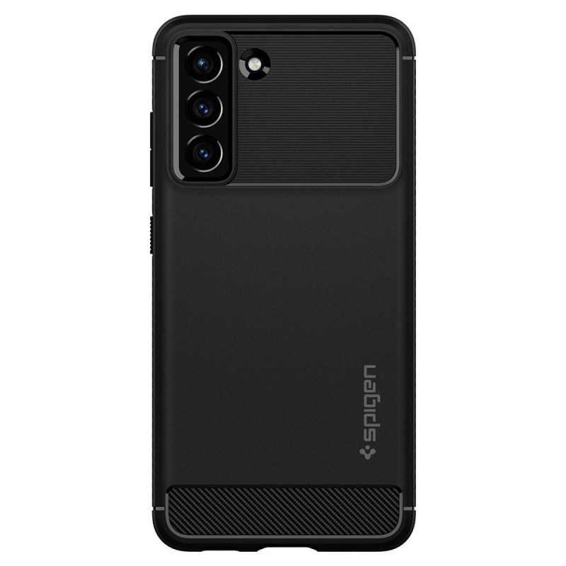 Spigen Rugged Armor dėklas Samsung Galaxy S21 FE, matinis juodas