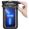 Spigen A601 Aqua Shield universalus vandeniui atsparus dėklas, juodas
