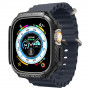 Spigen Rugged Armor dėklas Apple Watch Ultra 49 mm, matinė juoda (ACS05456)