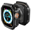 Spigen Rugged Armor dėklas Apple Watch Ultra 49 mm, matinė juoda (ACS05456)