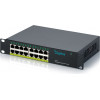 DIGITUS DN-95334 10 Gigabit 16 prievadų nevaldomas PoE+ komutatorius (120 W)