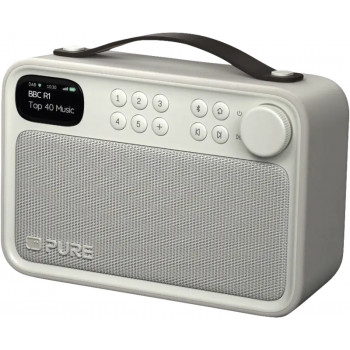 Pure Bloom (255785) portatyvinis Bluetooth DAB+/FM radijas, IPX5, įkraunamas, smėlio spalvos