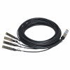 Hp Enterprise HPE X240 QSFP+ to 4x10G SFP+ 3 m tiesioginio prijungimo varinis skirstomasis kabelis