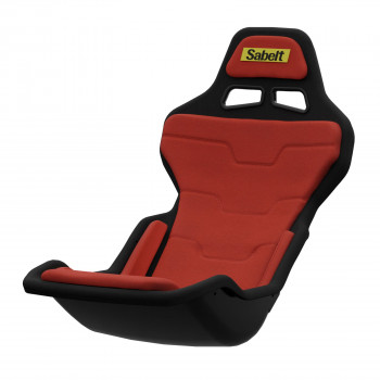 Sabelt SRP-1 sim racing sėdynė, fibro stiklo korpusas, formulinis dizainas, su paminkštinimu, racing raudona