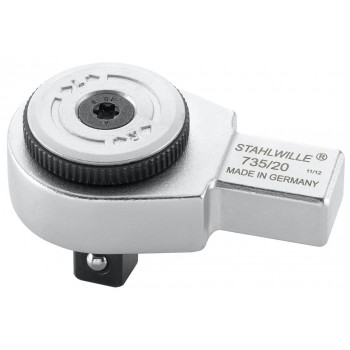 Stahlwille 735/20 58250020 įstatoma terkšlė, 1/2 colio, 18 mm